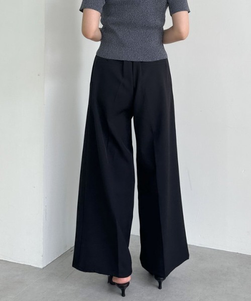 archives(アルシーヴ)の「ベルト付タックワイドスラックス(スラックス・レディース・ブラック/グレー/モカ・MEDIUM)」の18枚目の写真