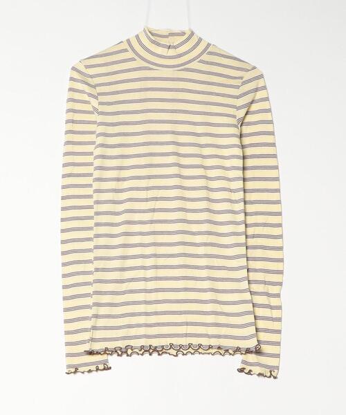 MILLER（ミラー）の「miller/ミラー　Prib TURTLE TEE リブタートル（Tシャツ/カットソー・レディース・ブラック/ネイビー/ブラウン/イエロー/アイボリー/その他1・F）」の10枚目の写真