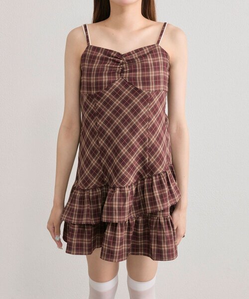 OLIVE des OLIVE（オリーブデオリーブ）の「【セットで着れる】ニットボレロセットワンピ（ワンピース・レディース・ブラック/オフホワイト/アイボリー/ボルドー・FREE）」の19枚目の写真