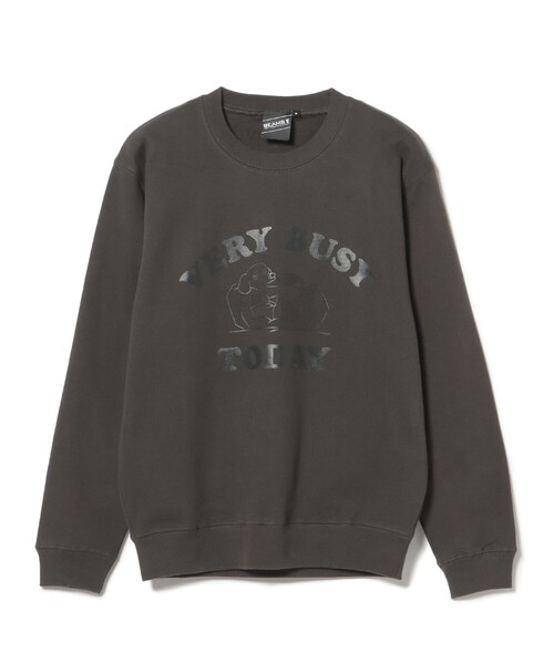 BEAMS T(ビームスティー)の「BEAMS T / VERY BUSY TODAY クルーネック スウェット(スウェット・メンズ・グレー/ブラック系その他4・XL/L/S/M)」の8枚目の写真