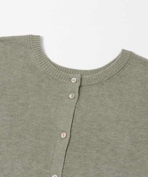 THE GOODLAND MARKET（ザグッドランドマーケット）の「cwtch　LAYERED KNIT TOPS（カーディガン/ボレロ・レディース・ネイビー/ライトカーキ/レッド・FREE）」の12枚目の写真