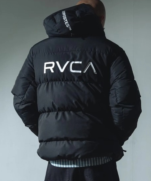 RVCA（ルーカ）の「【RVCA/ルーカ】24AW RVCA PUFFER JACKET/エコダウンジャケット・ブルゾン（ダウンジャケット/コート・メンズ・ブラック/ホワイト・MEDIUM/SMALL）」の2枚目の写真