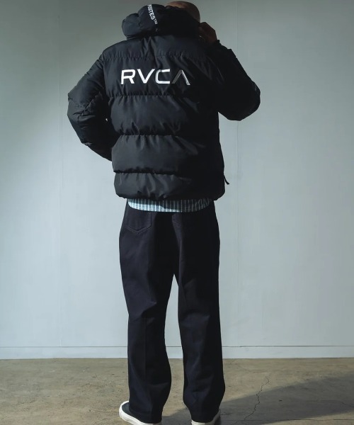 RVCA（ルーカ）の「【RVCA/ルーカ】24AW RVCA PUFFER JACKET/エコダウンジャケット・ブルゾン（ダウンジャケット/コート・メンズ・ブラック/ホワイト・MEDIUM/SMALL）」の8枚目の写真