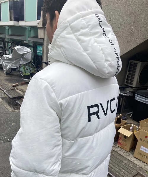 RVCA（ルーカ）の「【RVCA/ルーカ】24AW RVCA PUFFER JACKET/エコダウンジャケット・ブルゾン（ダウンジャケット/コート・メンズ・ブラック/ホワイト・MEDIUM/SMALL）」の3枚目の写真