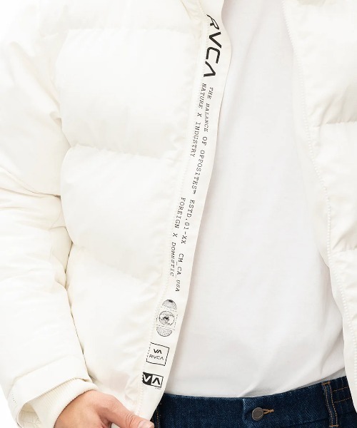 RVCA（ルーカ）の「【RVCA/ルーカ】24AW RVCA PUFFER JACKET/エコダウンジャケット・ブルゾン（ダウンジャケット/コート・メンズ・ブラック/ホワイト・MEDIUM/SMALL）」の18枚目の写真