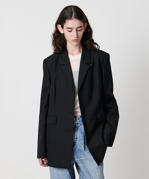 AEWEN MATOPH(イウエン マトフ)の「<AEWEN MATOPH>ウール3Bジャケット(テーラードジャケット・レディース・ブラウン系/ブラック・38/36)」の1枚目の写真