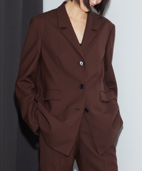 AEWEN MATOPH(イウエン マトフ)の「<AEWEN MATOPH>ウール3Bジャケット(テーラードジャケット・レディース・ブラウン系/ブラック・38/36)」の22枚目の写真