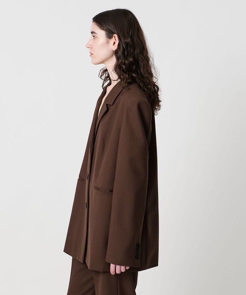 AEWEN MATOPH(イウエン マトフ)の「<AEWEN MATOPH>ウール3Bジャケット(テーラードジャケット・レディース・ブラウン系/ブラック・38/36)」の3枚目の写真