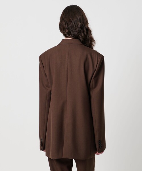 AEWEN MATOPH(イウエン マトフ)の「<AEWEN MATOPH>ウール3Bジャケット(テーラードジャケット・レディース・ブラウン系/ブラック・38/36)」の4枚目の写真