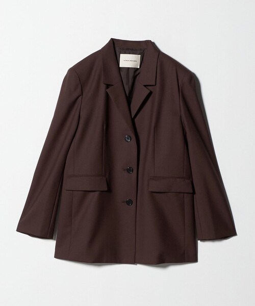 AEWEN MATOPH(イウエン マトフ)の「<AEWEN MATOPH>ウール3Bジャケット(テーラードジャケット・レディース・ブラウン系/ブラック・38/36)」の5枚目の写真