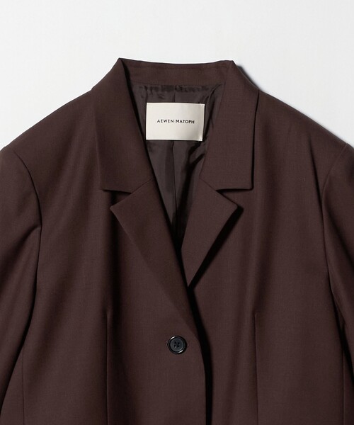 AEWEN MATOPH(イウエン マトフ)の「<AEWEN MATOPH>ウール3Bジャケット(テーラードジャケット・レディース・ブラウン系/ブラック・38/36)」の7枚目の写真