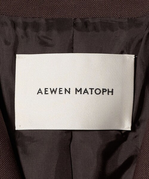 AEWEN MATOPH(イウエン マトフ)の「<AEWEN MATOPH>ウール3Bジャケット(テーラードジャケット・レディース・ブラウン系/ブラック・38/36)」の18枚目の写真