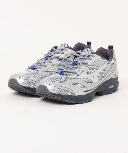 MIZUNO(ミズノ )の「mizuno ミズノ MXR【軽量/ワイド/幅広3E】メンズスニーカー(エムエックスアール)(スニーカー・メンズ・シルバー/ブラック系その他・26.0cm/26.5cm/27.0cm/27.5cm/28.0cm/25.5cm)」の2枚目の写真