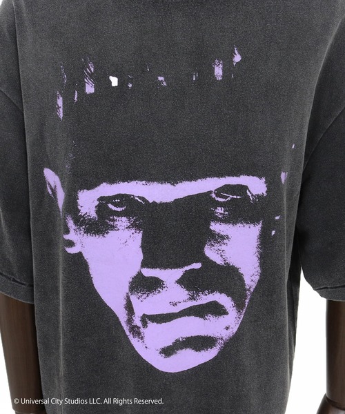 ADAM PATEK(アダムパテック)の「【ADAMPATEK/アダムパテック】Frankenstein face print T プリントTee(Tシャツ/カットソー・メンズ・グリーン/パープル・1/2)」の17枚目の写真