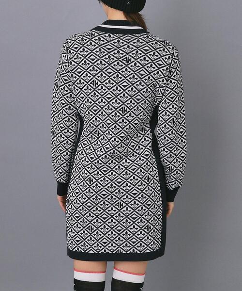 adabat（アダバット）の「【ADABAT NAVY】フルールドリスニットワンピース（ワンピース・レディース・ブラック/ホワイト系・42/40/38）」の18枚目の写真