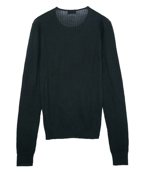 IRIS47（イリスフォーセブン）の「【IRIS 47】cashmere sheer knit tops/カシミア シアー ニット トップス dress30（ニット/セーター・レディース・ライトブルー/ブラック/ホワイト・FREE）」の12枚目の写真