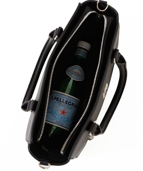 GYDA（ジェイダ）の「【GYDA/ジェイダ】 PLAIN SERIES　チャーム付きハンドバッグ（ハンドバッグ・レディース・ブラック/アイボリー/キャメル・FREE）」の17枚目の写真