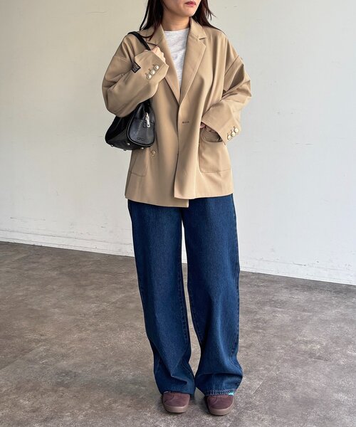 U.S. POLO ASSN.(ユーエスポロアッスン)の「テーラードジャケット(テーラードジャケット・レディース・ベージュ/ネイビー/ブラウン/ベージュ系その他・FREE)」の17枚目の写真