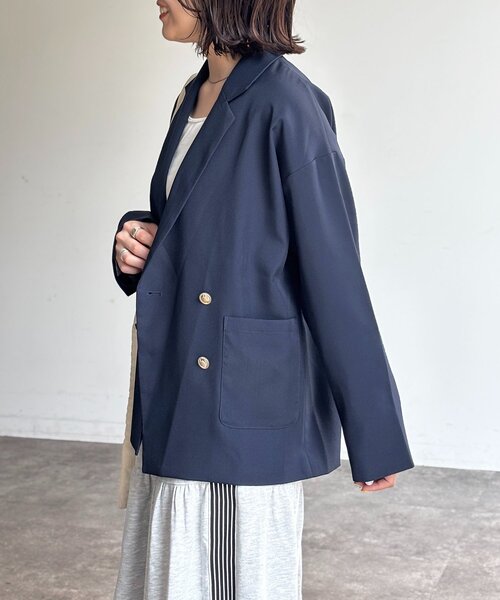 U.S. POLO ASSN.(ユーエスポロアッスン)の「テーラードジャケット(テーラードジャケット・レディース・ベージュ/ネイビー/ブラウン/ベージュ系その他・FREE)」の19枚目の写真