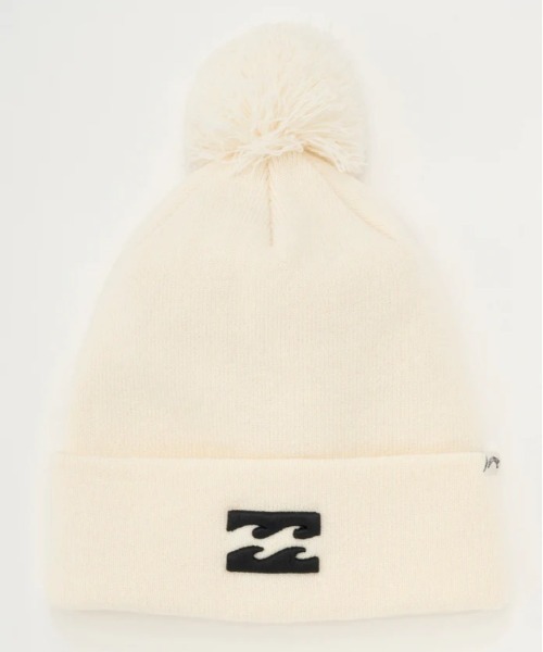 BILLABONG（ビラボン）の「BILLABONG/ビラボン ビーニー HI GG PONPON BEANIE ポンポンニット帽 BF014-910（ニットキャップ/ビーニー・レディース・ブラック/ブルー/オフホワイト・FREE）」の2枚目の写真