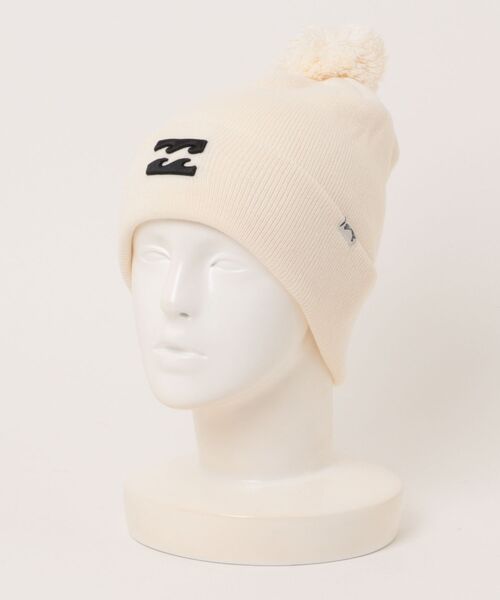 BILLABONG（ビラボン）の「BILLABONG/ビラボン ビーニー HI GG PONPON BEANIE ポンポンニット帽 BF014-910（ニットキャップ/ビーニー・レディース・ブラック/ブルー/オフホワイト・FREE）」の18枚目の写真