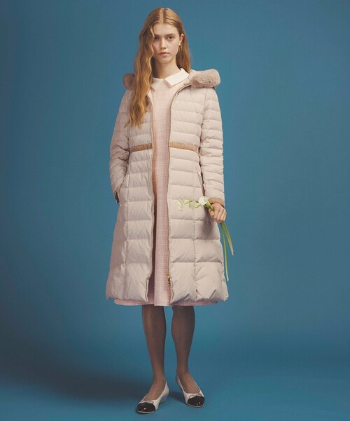 TOCCA(トッカ)の「TWEED BLOSSOM ドレス(ワンピース・レディース・ブラック系5/アイボリー系5/ピンク系5・0/4/6/2)」の8枚目の写真