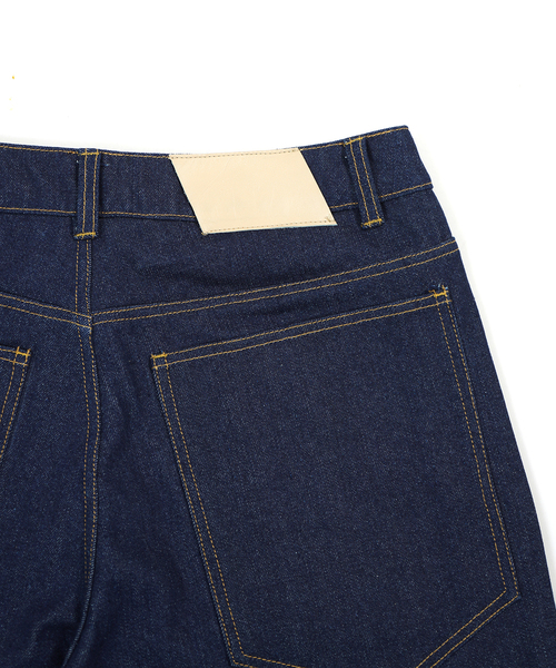 WISM(ウィズム)の「WISM ORIGINAL PRODUCT BAGGY DENIM PANT 2(デニムパンツ・メンズ・ネイビー/カーキ・34/32/30)」の15枚目の写真