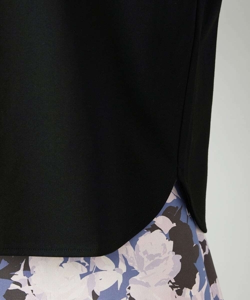 セール】パフスリーブ異素材カットソー（Tシャツ/カットソー）｜MICHEL