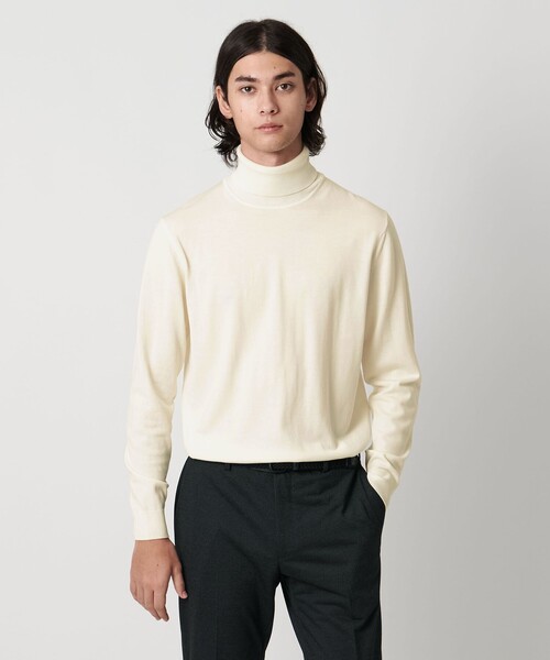 ウール ハイゲージ タートルネックニット（ニット/セーター）｜UNITED