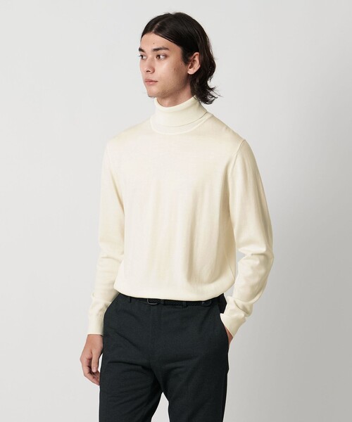 ウール ハイゲージ タートルネックニット（ニット/セーター）｜UNITED