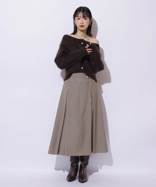 Mystrada（マイストラーダ）の「ミディーフレアスカート（スカート・レディース・イエロー系その他2・34/36/38）」の3枚目の写真