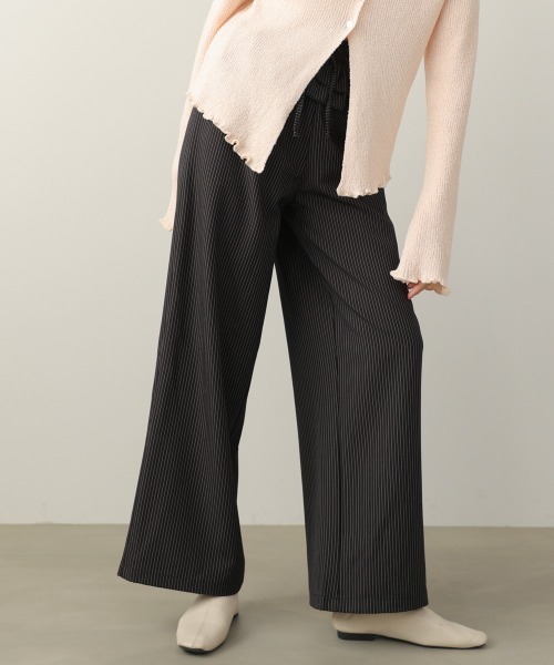 Bab（バブ）の「ウエストフリルストライプパンツ（その他パンツ・レディース・グレー/ブラック・M）」の13枚目の写真