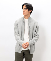 COMME CA ISM | 日本の色 リブZIPカーディガン(カーディガン/ボレロ)