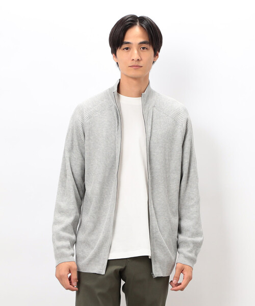 COMME CA ISM（コムサイズム）の「日本の色 リブZIPカーディガン（カーディガン/ボレロ・メンズ・ブラック/ブルー/グレー/ベージュ・LARGE/MEDIUM/SMALL）」の20枚目の写真