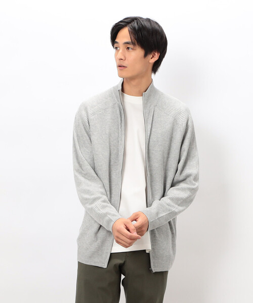 COMME CA ISM（コムサイズム）の「日本の色 リブZIPカーディガン（カーディガン/ボレロ・メンズ・ブラック/ブルー/グレー/ベージュ・LARGE/MEDIUM/SMALL）」の21枚目の写真