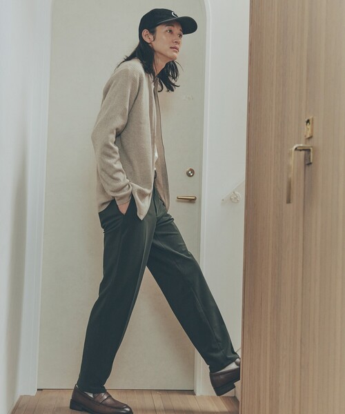 COMME CA ISM（コムサイズム）の「日本の色 リブZIPカーディガン（カーディガン/ボレロ・メンズ・ブラック/ブルー/グレー/ベージュ・LARGE/MEDIUM/SMALL）」の6枚目の写真