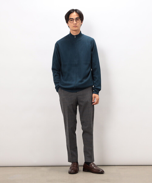 COMME CA ISM（コムサイズム）の「日本の色 リブZIPカーディガン（カーディガン/ボレロ・メンズ・ブラック/ブルー/グレー/ベージュ・LARGE/MEDIUM/SMALL）」の15枚目の写真