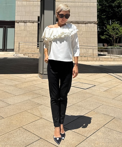 JENNE(ジェンヌ)の「美脚ジョガーパンツ(吸湿発熱生地)(その他パンツ・レディース・ブラック/グレー・SMALL/MEDIUM/LARGE)」の6枚目の写真