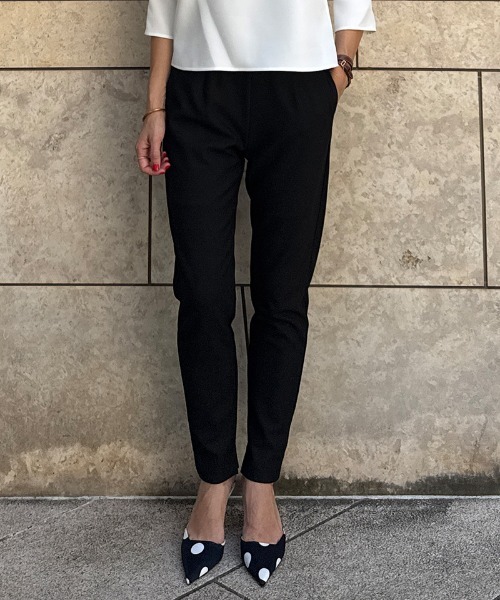 JENNE(ジェンヌ)の「美脚ジョガーパンツ(吸湿発熱生地)(その他パンツ・レディース・ブラック/グレー・SMALL/MEDIUM/LARGE)」の7枚目の写真