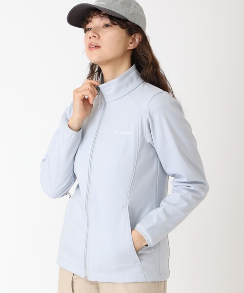 Columbia(コロンビア)の「撥水 防寒 Columbia/ウィメンズ クルーザーリッジIII ソフトシェル ジャケット/コロンビア(その他アウター・レディース・ブラック/グレー/レッド・M/S/L/XL)」の3枚目の写真