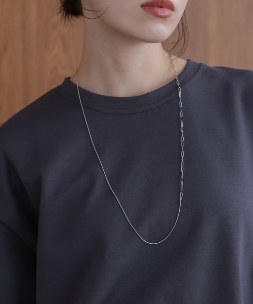 Bou Jeloud(ブージュルード)の「ダブルチェンデザインネックレス(ネックレス・レディース・ゴールド/シルバー・ONESIZE)」の18枚目の写真
