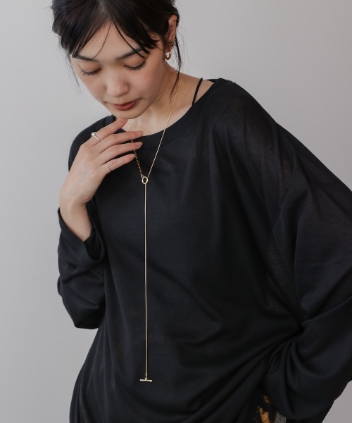 Bou Jeloud(ブージュルード)の「ダブルチェンデザインネックレス(ネックレス・レディース・ゴールド/シルバー・ONESIZE)」の5枚目の写真