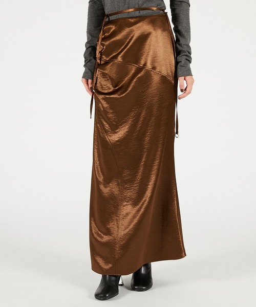 セール】サテンロングスカート / Satin Long Skirt（スカート）｜PRANK