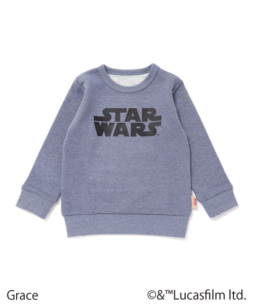 WASK（ワスク）の「【STAR WARS】R2-D2 & C-3PO / プリントトレーナー (100~160cm)（スウェット・キッズ・ブラック/ブルー・130cm/160cm/140cm/120cm/150cm）」の12枚目の写真