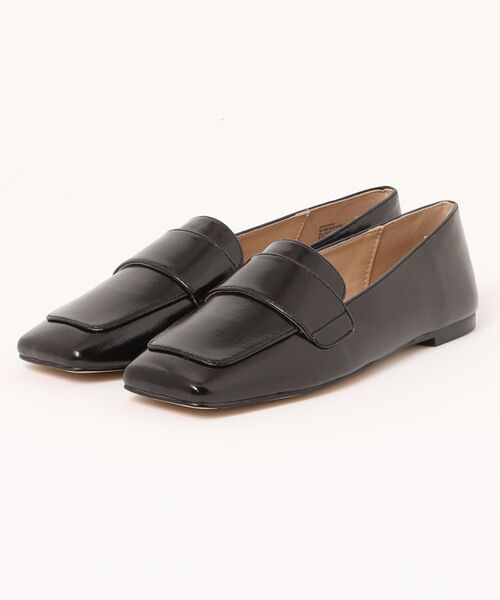 スクエアトゥフラットローファー/S.MADDEN MONARC-VA（ローファー