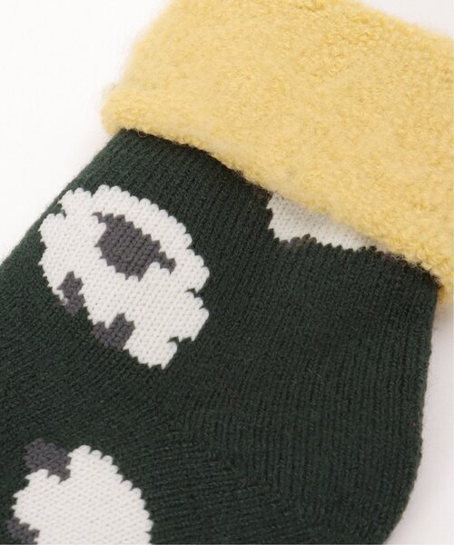 LBC（エルビーシー）の「裏起毛 ソックスシープ（ソックス/靴下・レディース・グリーン/ネイビー/オレンジ・FREE）」の14枚目の写真