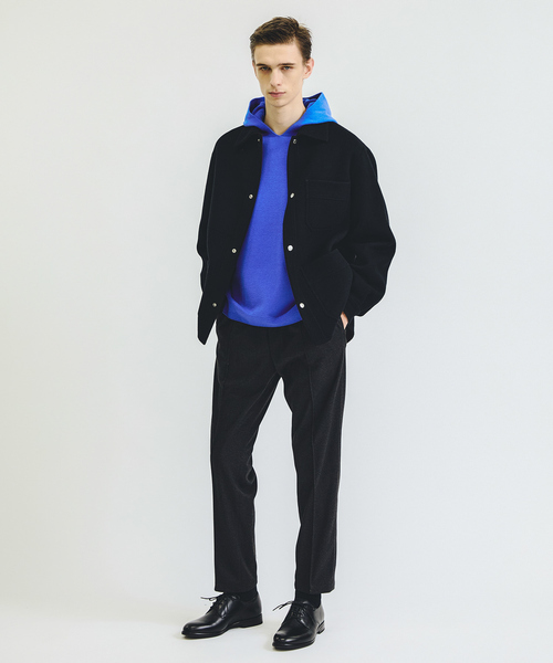 DESIGNWORKS（デザインワークス）の「【定番人気】アクティブセッター フランネル ピンタックイージーパンツ / ストレッチ　防シワ　ウォッシャブル（スラックス・メンズ・ダークブラウン/チャコールグレー/グレー・48/46/44/50）」の4枚目の写真