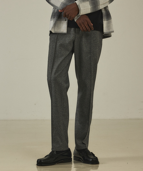 DESIGNWORKS（デザインワークス）の「【定番人気】アクティブセッター フランネル ピンタックイージーパンツ / ストレッチ　防シワ　ウォッシャブル（スラックス・メンズ・ダークブラウン/チャコールグレー/グレー・48/46/44/50）」の12枚目の写真