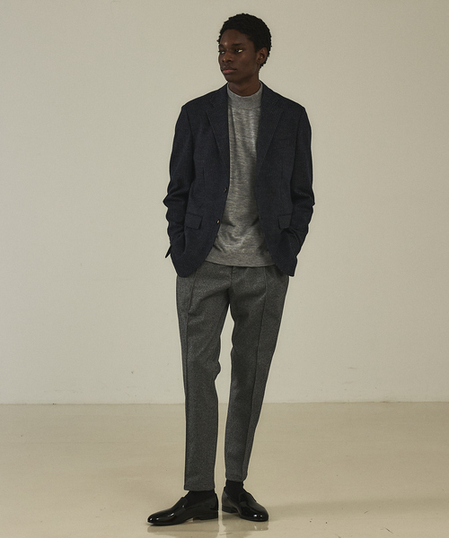 DESIGNWORKS（デザインワークス）の「【定番人気】アクティブセッター フランネル ピンタックイージーパンツ / ストレッチ　防シワ　ウォッシャブル（スラックス・メンズ・ダークブラウン/チャコールグレー/グレー・48/46/44/50）」の13枚目の写真