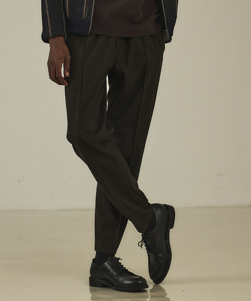 DESIGNWORKS（デザインワークス）の「【定番人気】アクティブセッター フランネル ピンタックイージーパンツ / ストレッチ　防シワ　ウォッシャブル（スラックス・メンズ・ダークブラウン/チャコールグレー/グレー・48/46/44/50）」の15枚目の写真